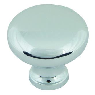 Atlas Homewares A819-CH Round Cabinet Knob in Polished Chrome